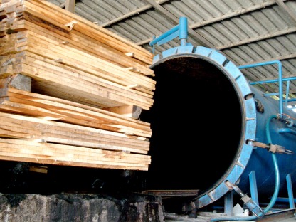 ถังอัดน้ำยาแรงดัน โรงงานพาเลทไม้ กรดา - โรงงานผลิตพาเลทไม้ ปทุมธานี - กรดา